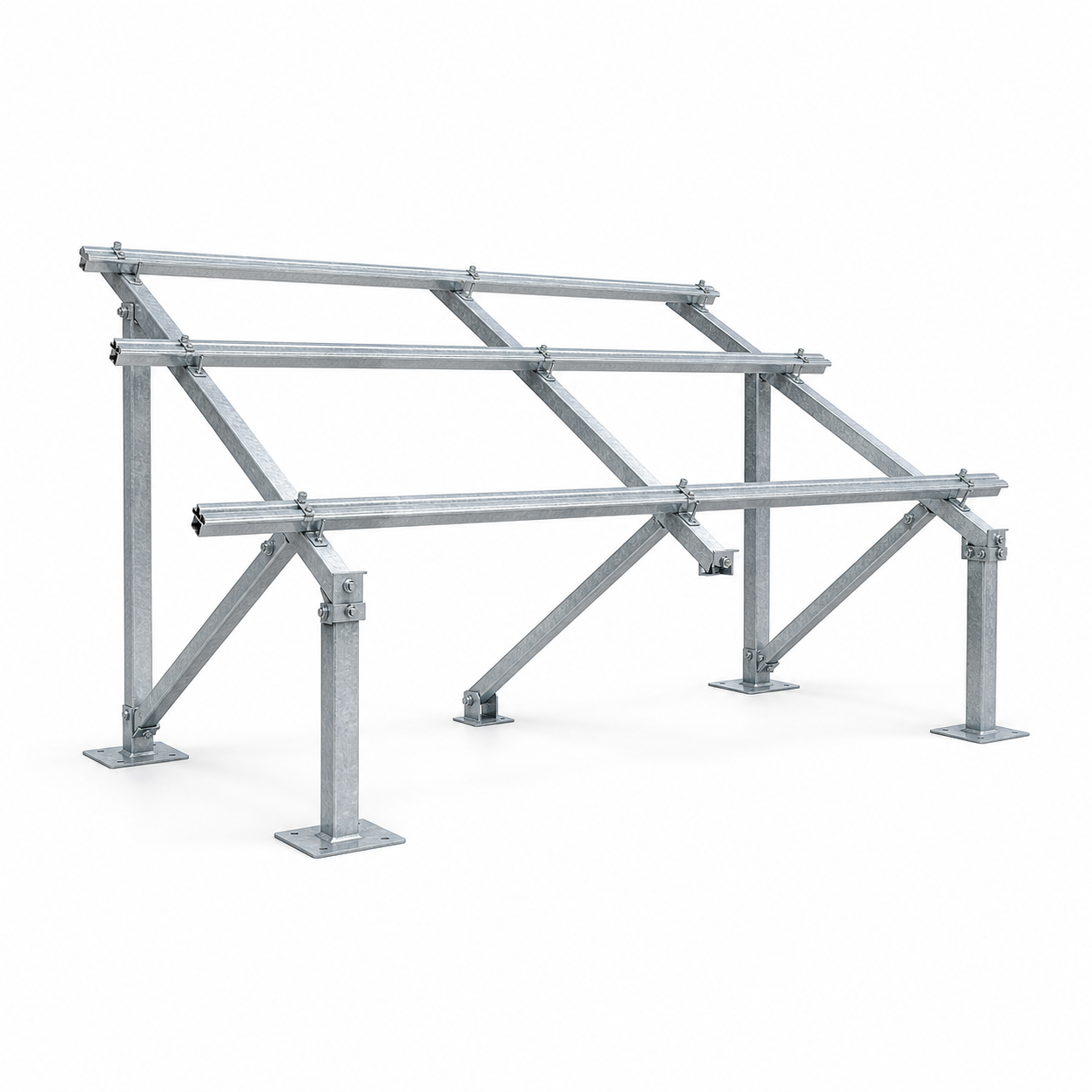 Hot-Dip Galvanized Solar Structure